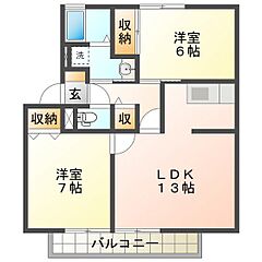 物件の間取り