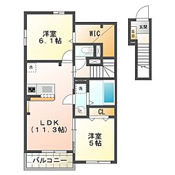 スカイテラス さくら 2階/205