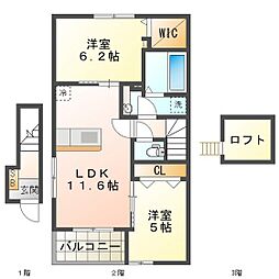 エトワール藤方 IV 2階/201