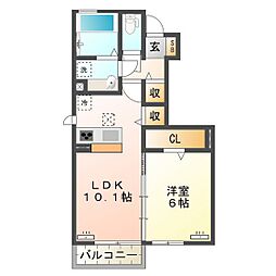クレールシャンブル I 1階