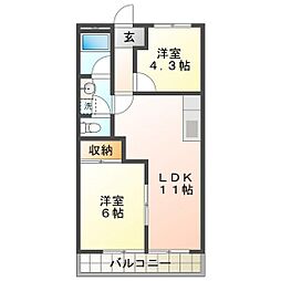 ハイコーポ清風 2階