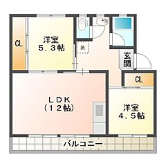 物件の間取り