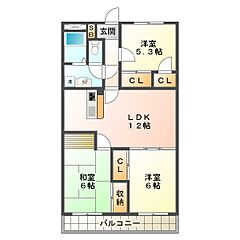 物件の間取り