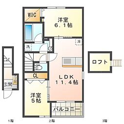 セントラル ビスタ 半田 I 2階