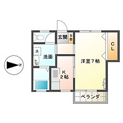 イーストビレッジ 2階/A201