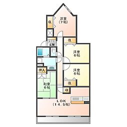 ロイヤルマンション四日市芝田 7階