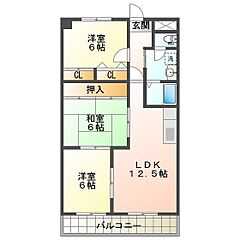物件の間取り
