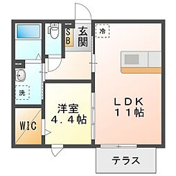 ハートウィズ1122 B棟 2階