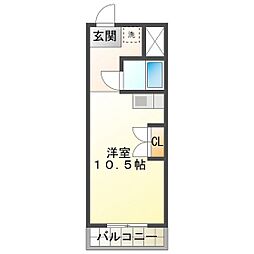 ハイツ富田II 2階/2D