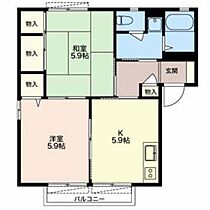 フラットウェル C101 ｜ 三重県三重郡菰野町福村（賃貸アパート2K・1階・43.54㎡） その2