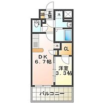 Ｓ‐ＲＥＳＩＤＥＮＣＥ四日市安島ａｌｏｇｇｉｏ 313 ｜ 三重県四日市市安島2丁目（賃貸マンション1DK・3階・26.61㎡） その2