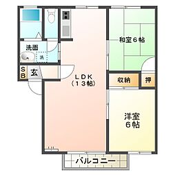クレールパル 2階/202