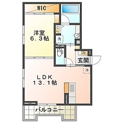 ディーシャンブル 北町 2階