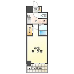 WillDo四日市白須賀 1Kの間取図画像