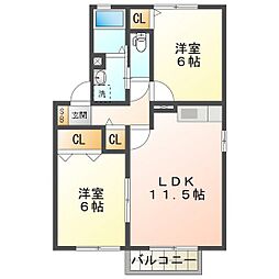 セジュール生桑台 2階