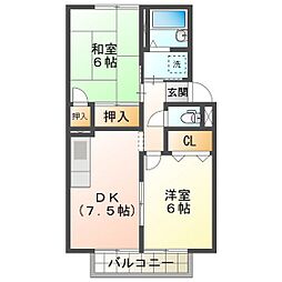 プレジール三宅 B 2階