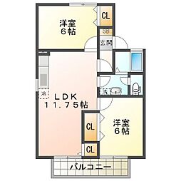 ウエストバンブー　β 1階/102