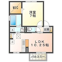 アメージング・フラッツＤ・Ｅ 1階/Ｅ102