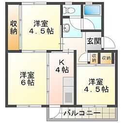 ビレッジハウス笹川33号棟 2階