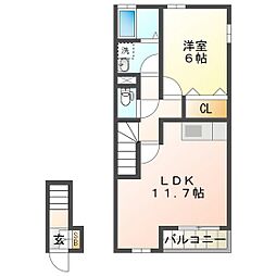 グリーンタウン六番館 2階