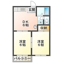 あさけハイツ 2階/B202