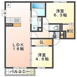 ディーソルビア石塚町B 1階