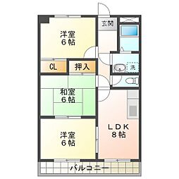 エレガントレーベン　Ｂ棟 1階