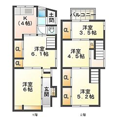 物件の間取り