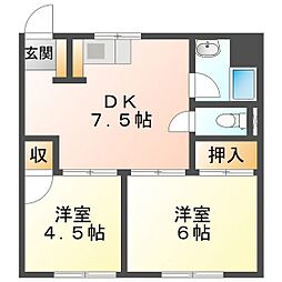 八まきビル 4階/4D