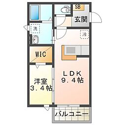 ハートウィズ1122 B棟 2階/203