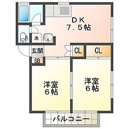 ファミール千代崎 2階