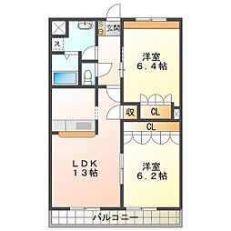 エルピスハイムB棟 2階