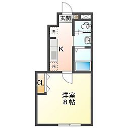 Ｍａｉｓｏｎｅｔｔｅ　Ｌａｎｄ　楠駅 1階/102