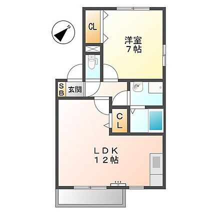 セジュール富士見台B_間取り_0