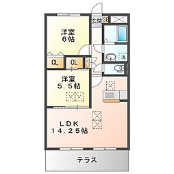 ルネスグラード　I 2階/205