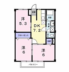 オーシャンビュー岸岡 1階/1-B