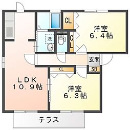 ドルチェヴェルディア 1階/101