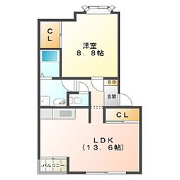 シャルム・ラ・メール　II 1階