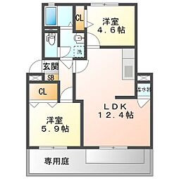 テクノハイツ藤 D 1階/102