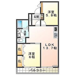 物件の間取り