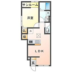ベレッツァ鈴鹿 B棟 1階
