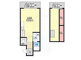 エストレーラ  ｜ 京都府京都市右京区西京極南大入町（賃貸マンション1DK・6階・55.64㎡） その2