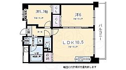 ベリエ茶五 1SLDKの間取図画像