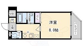 GATO D.M北山  ｜ 京都府京都市左京区下鴨前萩町（賃貸マンション1K・3階・24.86㎡） その2