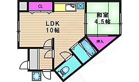 コンフォート西京極（西川町）  ｜ 京都府京都市右京区西京極西川町（賃貸アパート1LDK・1階・34.35㎡） その2