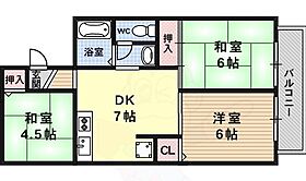 トゥインクル2A棟  ｜ 京都府京都市西京区松尾大利町（賃貸アパート3LDK・2階・50.34㎡） その2