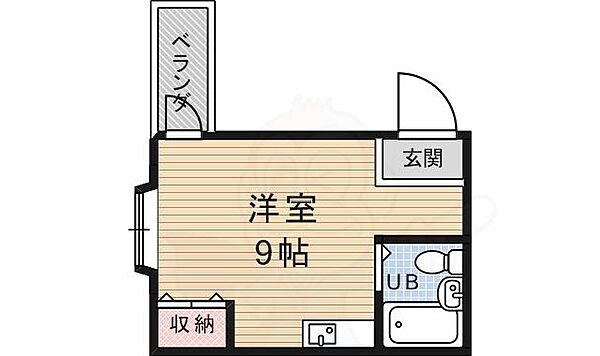 サザンクロス桃山 ｜京都府京都市伏見区桃山町鍋島(賃貸マンション1R・2階・19.44㎡)の写真 その2