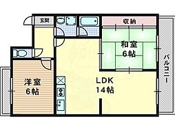 シャンポール蘭 2階/-