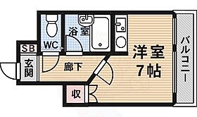 コーポ郷  ｜ 京都府京都市伏見区深草綿森町（賃貸マンション1R・4階・19.80㎡） その2