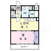 SUN  ｜ 京都府京都市右京区西院日照町（賃貸マンション1LDK・1階・38.38㎡） その2